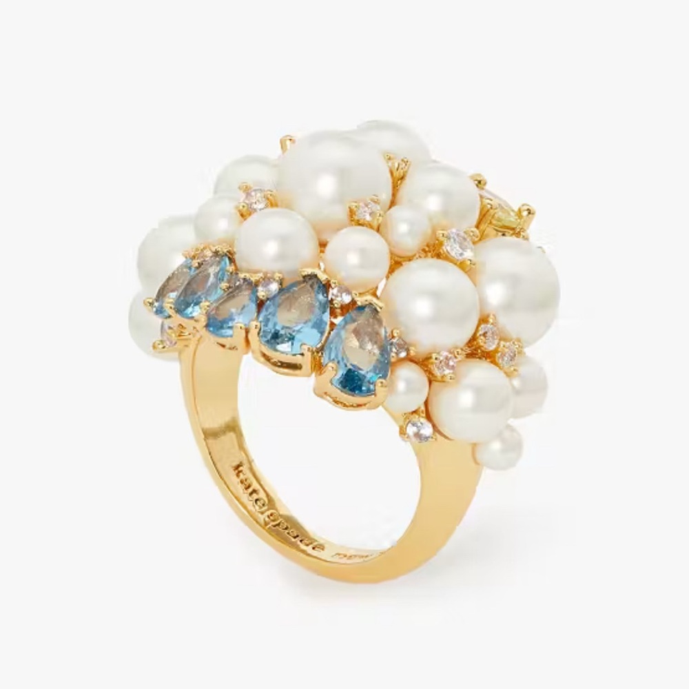 Kate Spade Rain Or Shine Statement Ring Size 7 NWT‎